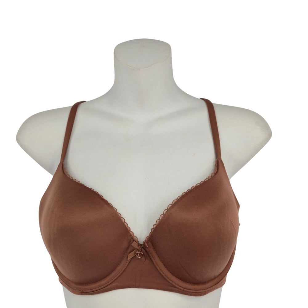 Victoria's Secret Lined Demi Bra Womens 32D Brown Body by Victoria Underwire